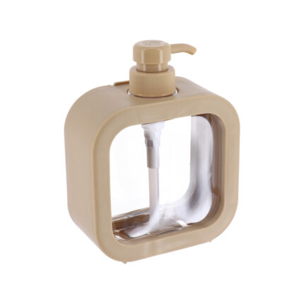 DISPENSADOR DE JABON PE Y PP 300ML BEIGE