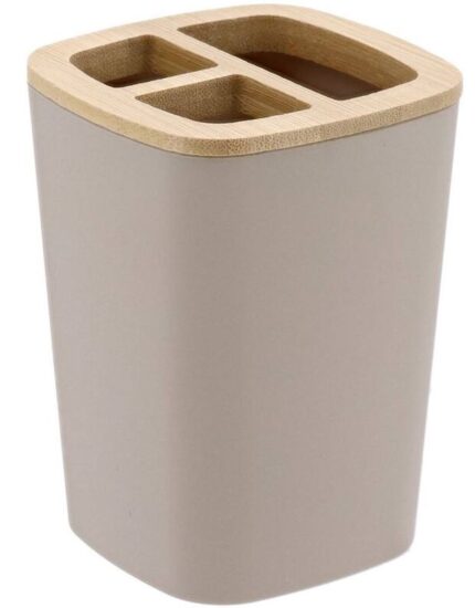 JABONERA DE POLIRESINA EFECTO MADERA NATURAL